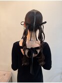 タイトツイン編み下ろし