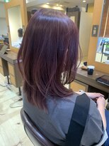 お～るうぇいず(always)&nbsp;ケアブリーチワインレッド韓国風レイヤー髪質改善トリートメント