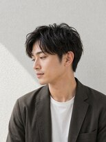 オラ ボーテ(Aura Beaute)&nbsp;メンズ センターパートスタイル ビジネスマン カジュアル 爽やか