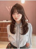 ふわっと、ワンカールでお洒落なレイヤーカット♪.・