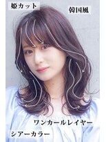バディヘアーサロン(BUDDY HAIR SALON)&nbsp;ボブレイヤー大人可愛い韓国レイヤーくびれボブ透明感カラー