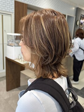 ハレル 戸塚(HAREru.) ミックスカラーレイヤーカット