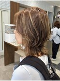 ミックスカラーレイヤーカット