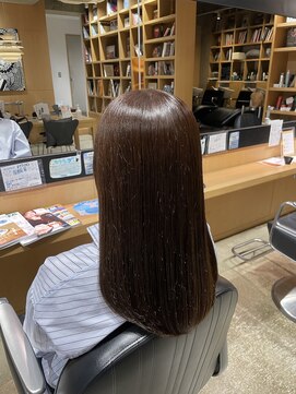 オーガニック ライフ 若葉 鶴ヶ島(organic+life) 透明感春カラー韓国風髪質改善艶髪美髪ストレート