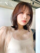 シンス 銀座(since) 外ハネくびれボブ/顔周りレイヤー/小顔ヘア/似合わせカット