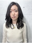 レイヤーカット/イメチェン/ホワイトブロンド/シャドウレイヤー