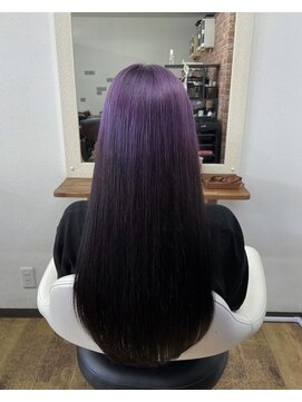 ウルウール パープル逆グラデーション