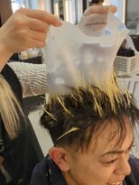 ブルーテーフ(Bleu Terre) 盛岡メッシュキャップ【シルバーハイライト】×フェイドカット