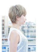 ナチュラルショート/ミルクブラウン/夏/髪質改善/豊田