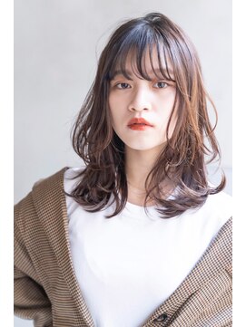 シエナ 渋谷(Siena) siena シースルーバング×シアグレージュ  渋谷