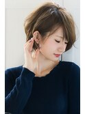 【Rire-リル銀座-】美シルエット小顔耳かけショートボブ☆