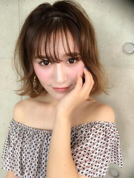 ラムデリカ(LUMDERICA) ハイトーンカラーボブ【横浜元町美容院ラムデリカYUKA】