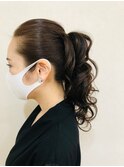 ポニーテールアップスタイル☆