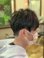 フレンズ 環状通東店(friend's) ◇マッシュパーマ 束感ショート ゆるめパーマ 刈り上げ 5