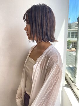 ツイギー 千舟店(TWiGGY) 切りっぱなしの外ハネボブ