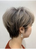 小顔 ハンサムショート