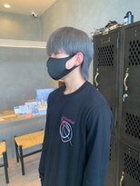 アチーブリス(achieve Liss)&nbsp;メンズ ショート ハイトーンシルバーカラー寒色透明感