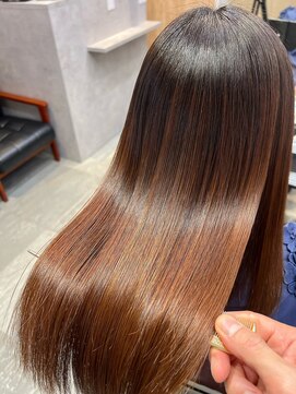 アディクト 東陽町西口(addict) ツヤツヤ髪になる髪質改善＿チョコブラウン＿ロング［東陽町］