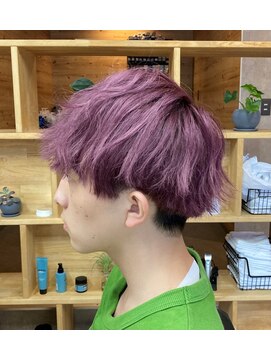 メルト(MELT) ダブルカラー ピンクパープルカラー