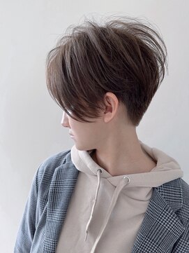 アナザヘアー なんば 高島屋前店(ANAZA hair) 刈り上げショート&ツーブロック前下がりスタイル