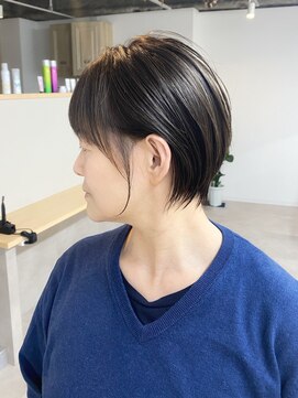 トト 船橋店(toto.) 黒髪/グレーベージュ/レイヤーロング/前髪パーマ[西船橋/津田沼]