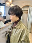癖を活かしたスタイリング!マッシュウルフ!横浜ショート