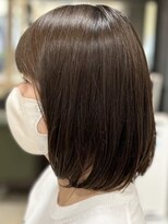 ヘアークリアー せんげん台 ミセス 美シルエットミディアム ナチュラルブラウンカラー艶感◎