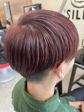 シリー(SILLY) ブリーチ無しローズピンクカラー