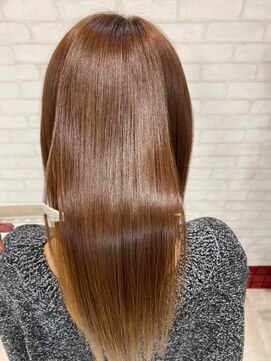 ビスイル 秋葉原店(Vis ill) 20代30代40代髪質改善カラーアッシュベージュ艶感ストレート