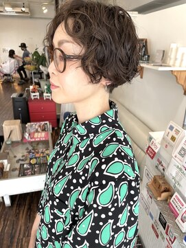 ティティーサッポロ(tity sapporo) マッシュショート×パーマ