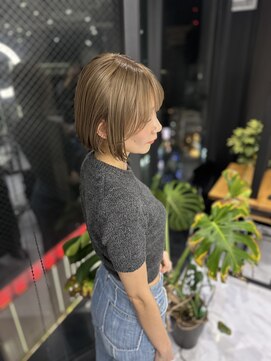 シーエスメイドバイシャチュー 栄店(CS made by SHACHU) 似合わせカット/ベージュ/メルティカラー