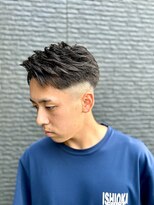 ヘアアンドビューティー クローバー(Hair&Beauty Clover) フェザーアップ×ミドルフェード