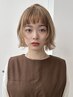 [迷ったらこちら→]似合わせカット+カラー+1stepトリートメント￥8400