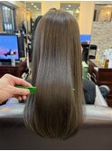 髪質改善トリートメントでツヤ髪美人◎プラチナアッシュ【池袋】