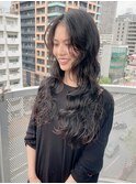 ロングパーマ