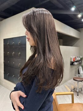 ヘアー アイス ルーチェ(HAIR ICI LUCE) ラベンダーグレージュ/ブリーチなし/ロングレイヤー/星