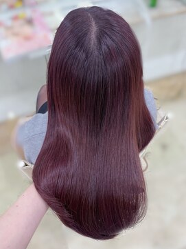 ルフェリ(Lufeli) 【Lufeli】いとうりお ブリーチなし/ワインレッド/ボルドー