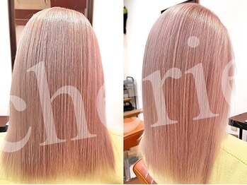 シェリー(cherie)の写真/《池袋の実力派サロン》透明感のあるダブルカラーやハイライト、ブリーチはベテランスタイリストにお任せ