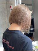 ミニボブ/ミルクティーベージュ/ナチュラルハイトーン