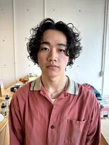 メンズサロン イロ(Men‘s salon IRO)&nbsp;メンズ　ミディアム　ウェーブ　パーマ