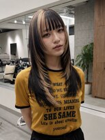 ダーツサンジョウ(DARTS sanjyo)&nbsp;セクションカラー×レイヤーカット｜デザインカラー