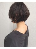 襟足すっきりショートボブ