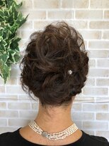 シフォン(Chiffon)&nbsp;編み込みアップスタイル