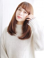 ヘアメイク ナル(hair make nalu)&nbsp;厚め前髪の内巻きワンカール
