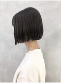 ツルッと可愛いミニボブ