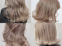 【ハイライトの透け感がもたらす】★３Dハイライトグラデーショングレー【梅田/大阪梅田/東梅田/阪急梅田】