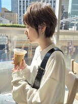 ジアン バイ ミルボン NU茶屋町+(GIEN by milbon)&nbsp;襟足削りで今までにない映えショートに！@田中俊成