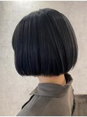 【BONDnariのサロンスタイル】ミニボブ グレージュ