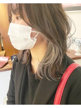 オプティマヘアー(Optima Hair) インナー×ミルクティー