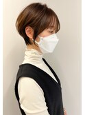 前髪あり大人ショートボブ20代30代40代 立川 立川駅 立川南口